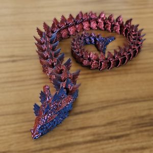 3D Printed Articulated Chinese Dragon
