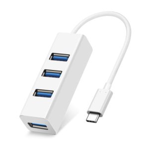 Portable USB-C to 4 x USB Hub