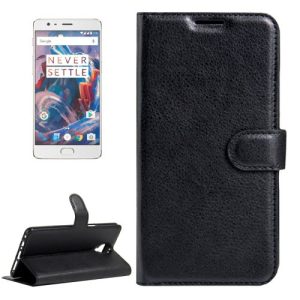OnePlus 3 / 3T Wallet Case Black