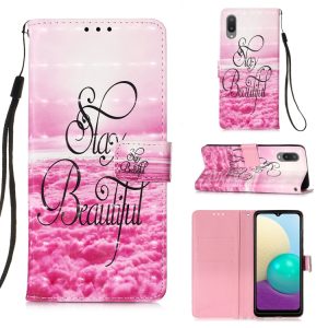 Galaxy A02 Stay Beautiful Wallet Case