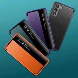 Galaxy S21 FE Flip Case with Side View