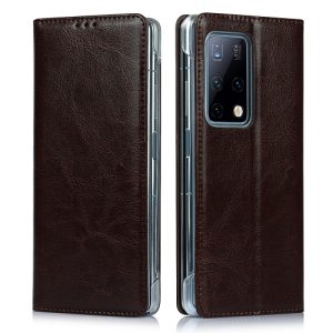 Huawei Mate X2 Flip Leather Case with Holder and Card Slot