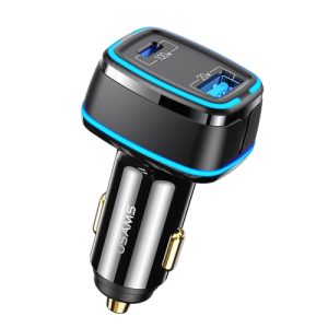Type-C / USB-C + USB Dual Ports 120W Car Charger