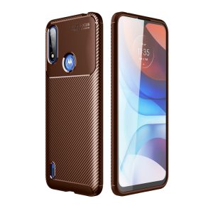 Motorola Moto E7 Carbon Fiber Shock Case