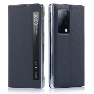 Huawei Mate X2 Flip Wallet Case with Time Display