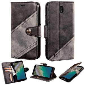 Nokia C01 Plus Retro Wallet Flip Case with Holder