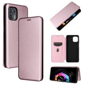 Motorola Edge 20 Lite Carbon Fiber Wallet Case