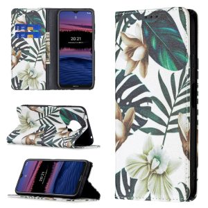 Nokia X10 / X20 Plant Wallet Case with Holder
