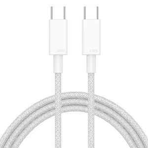 100W USB-C Fast Charging Data Cable 3M (White)