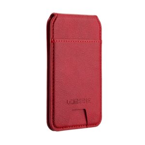 3- Card Slot MagSafe RFID Leather Card Holder