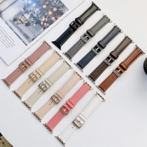 Apple Watch Series 7 45mm Leather Watchband