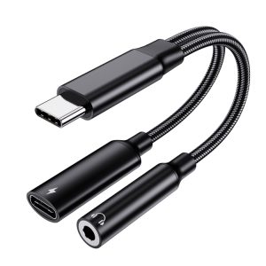 USB-C / Type-C Male to Type-C Female Aux Adapter Cable
