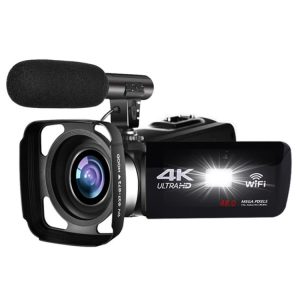 4K HD 48MP Camcorder with Night Vision