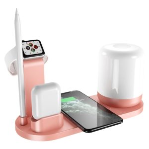 Wireless Charging Station with Desk Lamp