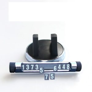 Car Phone Holder with Digital Number Plate