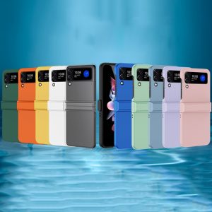 Galaxy Z Flip 4 5G Leather Feel Folding Case