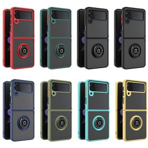 Galaxy Z Flip 4 Framed Case with Ring Holder