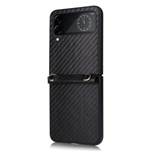 Galaxy Z Flip4 Carbon Fiber Case with Lanyard