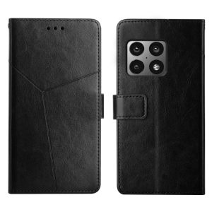 OnePlus 10 Pro Y Patterned Leather Texture Wallet Case