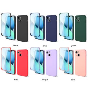 iPhone 14 Plus Silicone Case with Screen Protection