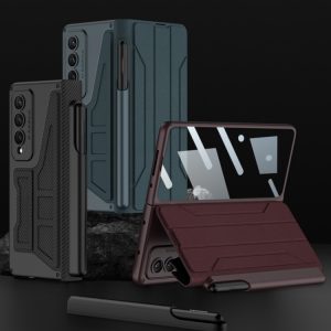 Galaxy Z Fold4 Flip Case with Detachable Pen Holder