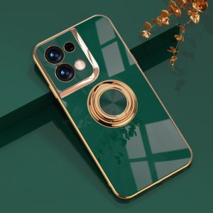 OPPO Reno8 Electroplated Silicone Case with Ring