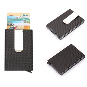 Carbon Fiber Antimagnetic Credit Card Holder