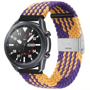 Universal Nylon Braided Watch Band with Metal Buckle