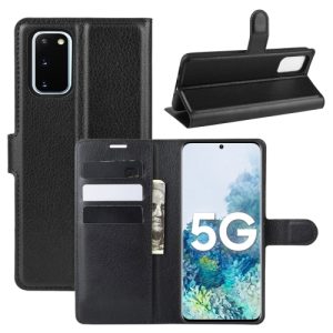 Galaxy S20 FE 4G / 5G Leather Texture Wallet Case