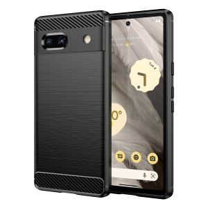 Google Pixel 7a Brushed Carbon Fiber Texture Case