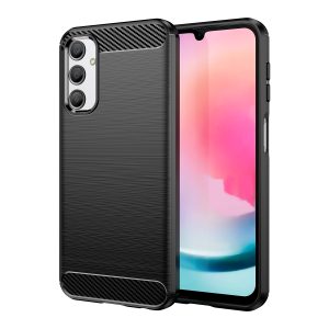 Galaxy A24 4G Brushed Texture Carbon Fiber Case