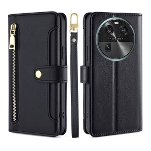 OPPO Find X6 5G Zipper Wallet Leather Case
