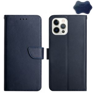 iPhone 15 Pro Genuine Leather Wallet Case