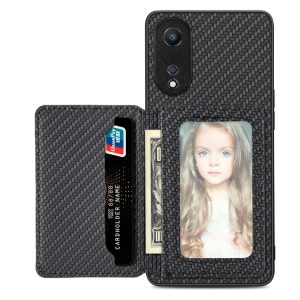 OPPO A78 5G Carbon Fiber Magnetic Rear Card Case