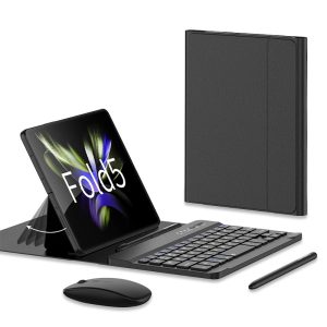 Galaxy Z Fold5 Bluetooth Keyboard Case with Pen & Mouse