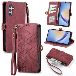 Galaxy A14 4G Wallet Case with Rear Pouch