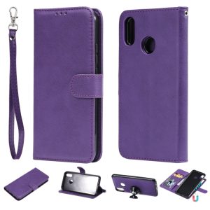 Huawei Nova 3i Detachable Wallet Flip Case with Lanyard