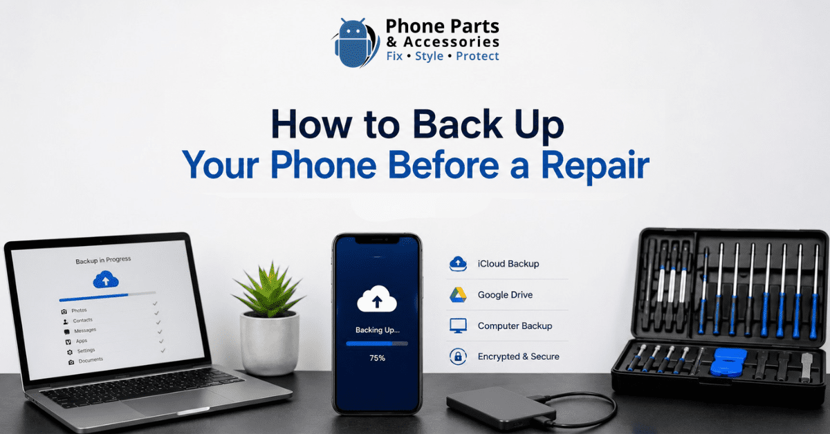 How to Back Up Your Phone Before a Repair (iPhone & Android)