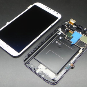 Samsung Galaxy Note 2 N7100 White LCD & FRAME