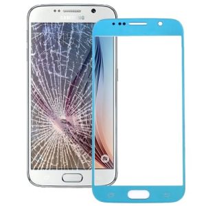 Galaxy S6 Outer Glass Light Blue