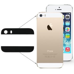 iPhone 5s Top and Bottom Back Plastic White