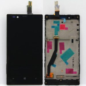 Nokia 720 LCD & Frame (Black)