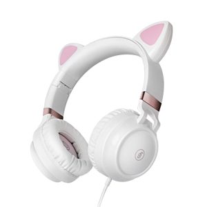 Cat Ear Wired Music Stereo Headset with Microphone