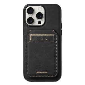iPhone 15 Pro Max Leather Detachable Wallet Back Phone Case