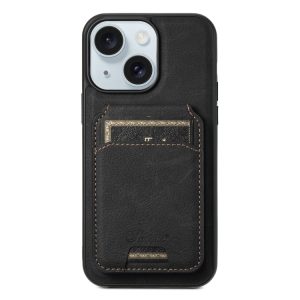 iPhone 15 Leather Detachable Wallet Phone Case