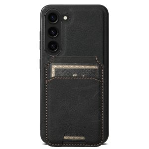 Samsung S23+ 5G Litchi Texture Leather Detachable Wallet Phone Case