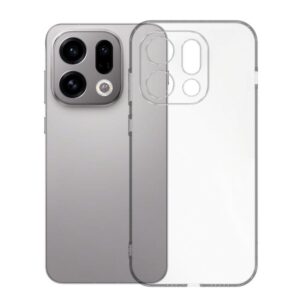 OPPO Find X9 Thickened Rounded Corner Transparent TPU Phone Case