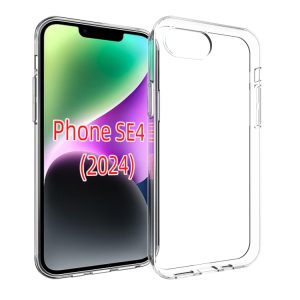 iPhone 16E/SE 2024 Waterproof Texture TPU Phone Case(Transparent)