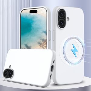 iPhone 16 Shockproof Silicone Magsafe Phone Case