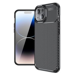 iPhone 15 Plus Shockproof TPU Phone Case(Black)